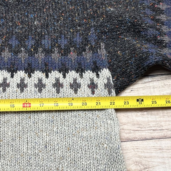 Gaeltarra County Mayor Ireland Sweater Men's 107cm Sz 42 Fairisle Knit 100% Wool - Picture 4 of 5